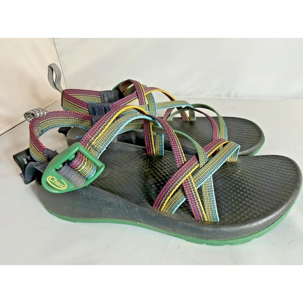 Chaco Youth ZX/1 Eco Tread Sandals Multicolored Outdoor Waterproof Hike Size 4